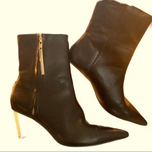 ZARA special edition acrylic heel bootie
